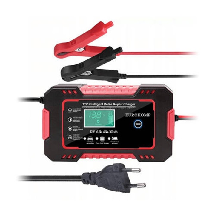 Încărcător auto 12V, 6A, multicolor