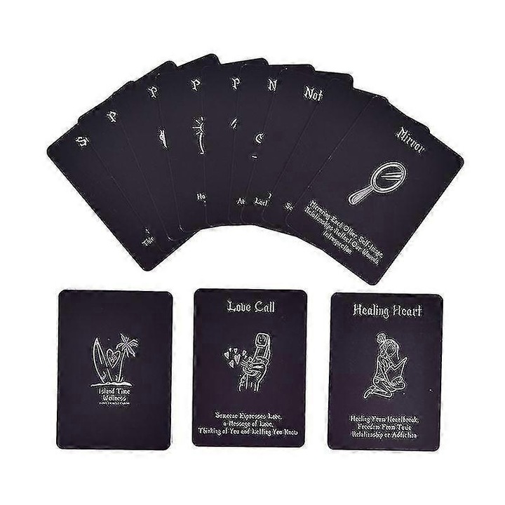 54 tarotkártya készlet, társasjáték, élénk képek, 10x7.5x2.5cm