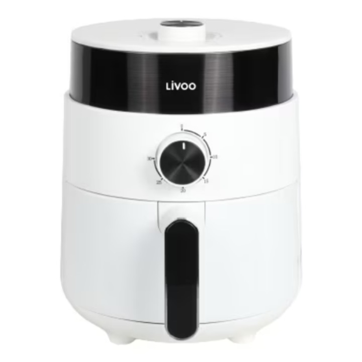 Friteuza Livoo DOC256, cu aer cald, 1200W, 2.5L, Alb