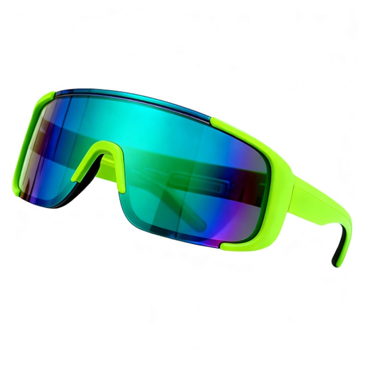 Ochelari de schi, protectie UV, unisex, verde