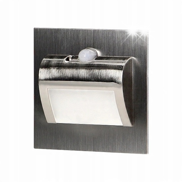 Spot LED cu senzor de miscare, Adviti, 1,5W, 6000K, Argintiu