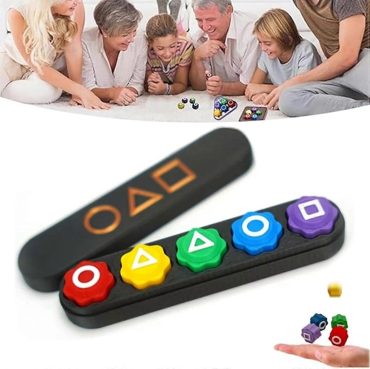 Set Joc Gonggi, 5 piese, joc de aruncat si prins, +6ani