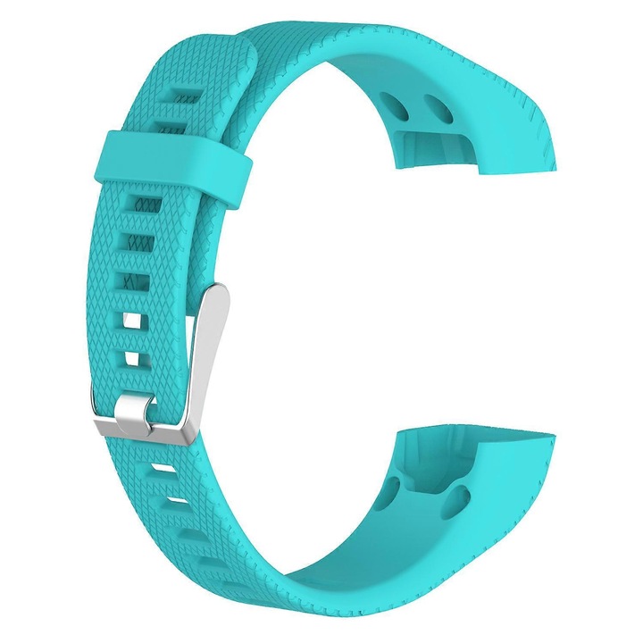 Bratara de schimb din silicon moale, pentru Garmin Vivosmart HR+/Approach X10/X40, turcoaz