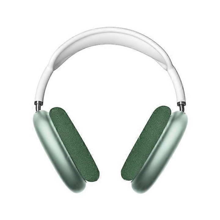 Casti Wireless P9max, Bluetooth, verde