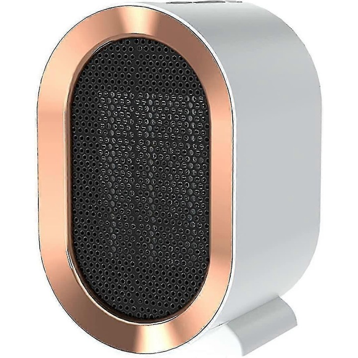 Hordozható kerámia hősugárzó, 1200W, 2 fokozat, túlmelegedés elleni védelem, fehér színű