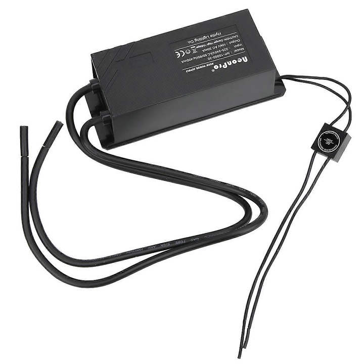 Transformator electronic neon NP-10000-30, 10KV, 30mA, 164x65x55mm