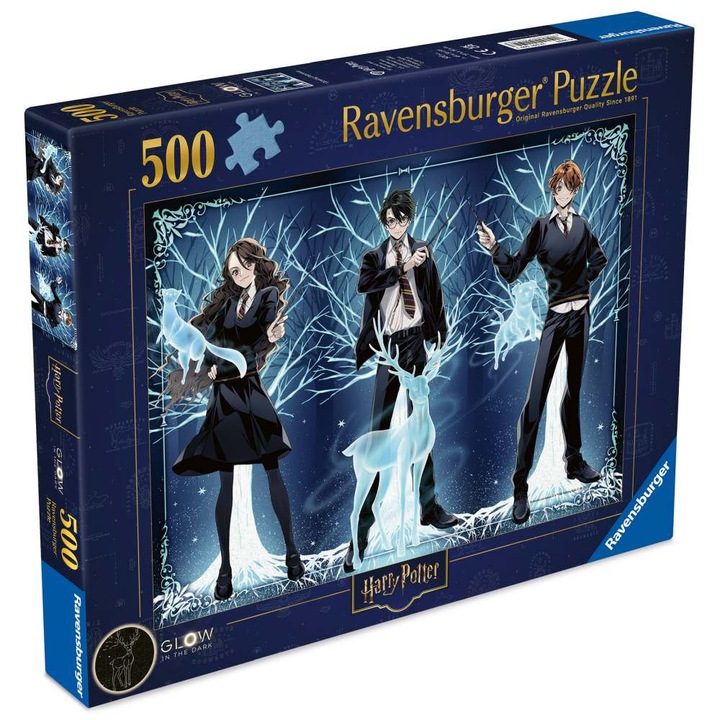 Пъзел Хари Потър 500 части, Ravensburger, класически, многоцветен, 12 години