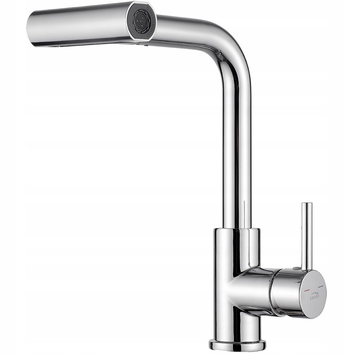 Санитарен смесител, Kuchinox, модел Rotaro, хром, 4 режима на струята, монтаж върху работния плот