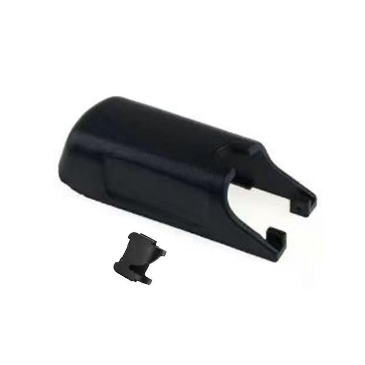 Capace pentru bratul stergatorului de parbriz, set 2 bucati, negru, plastic, pentru A-Class W176, B-Class W246, C-Class W205, E-Class W213, GLC-Class X253, 2014-2021