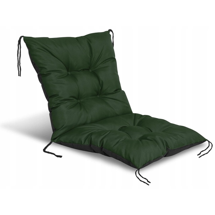 Perne decorative set 2 bucati, 50x50x50 cm, verde, impermeabil, umplutura siliconica