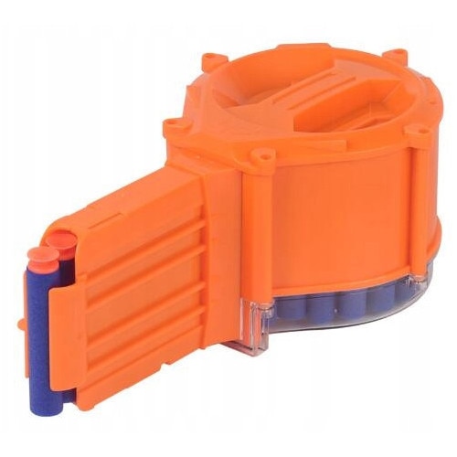 Incarcator pentru arma de jucarie Nerf, 25 sageti, portocaliu