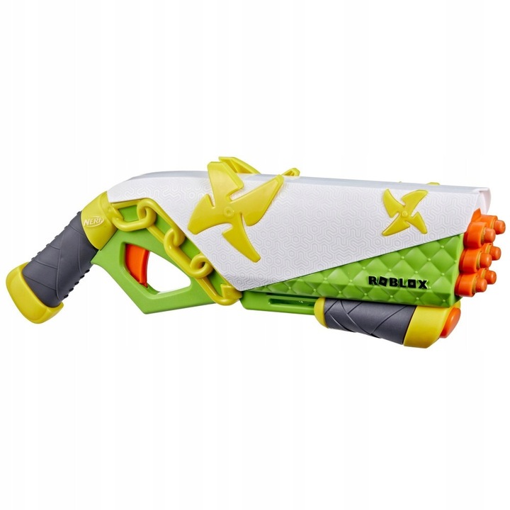 Nerf Roblox Ninja Legends Shadow Sensei F5485 pisztoly, készlet 6 Elite nyíllal + 100 nyíllal, taktikai mellény, szemüveg, kendő, célpontok, 8+ év