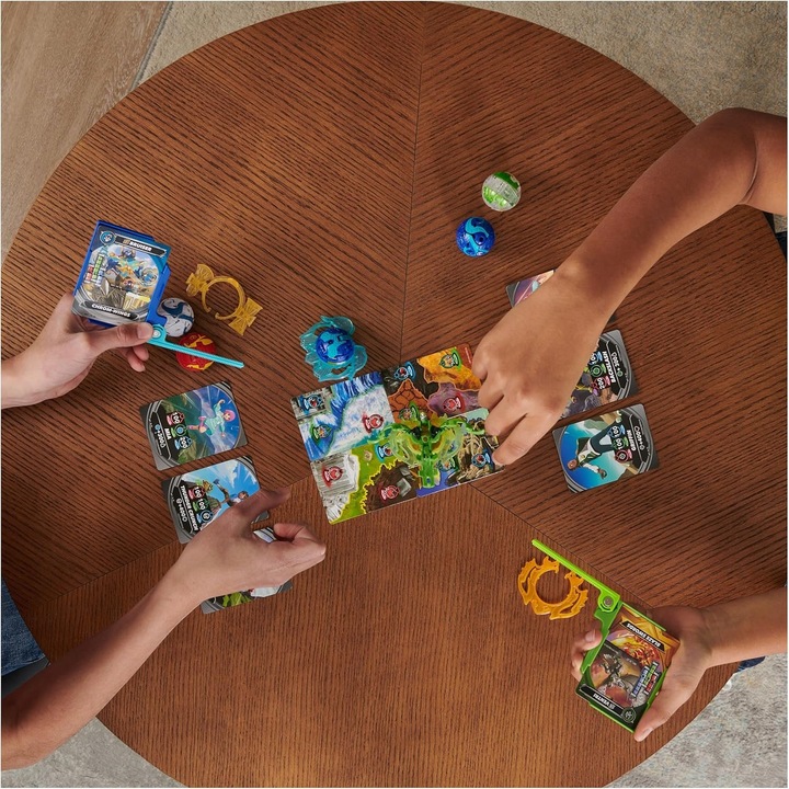 Set figurine Bakugan 3.0, Nillious, Hammerhead, Dragonoid, multicolor