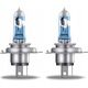 Becuri halogen H4 Osram NIGHT BREAKER 200%, 2 buc, 150m iluminare, 20% mai alb
