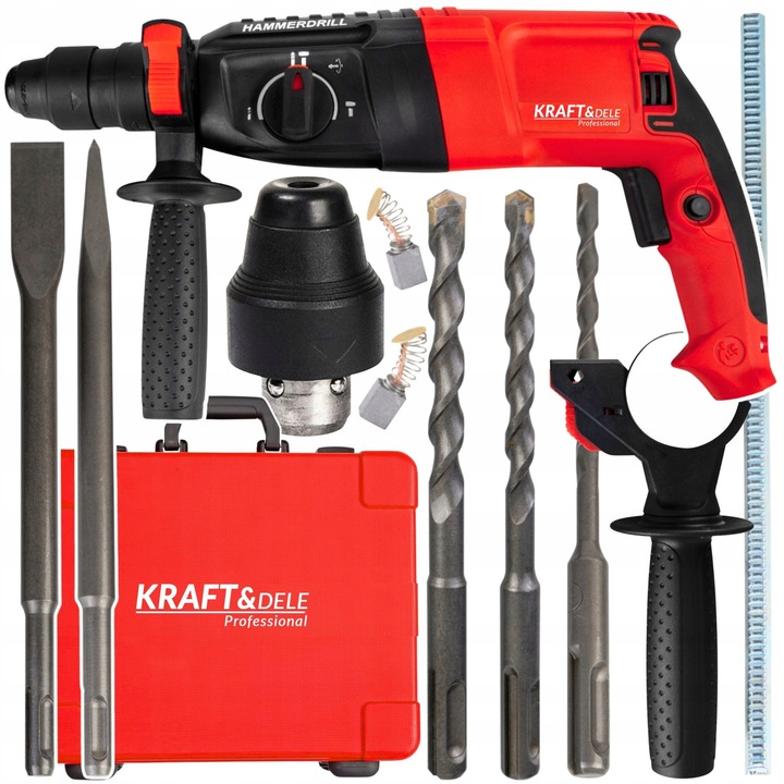 Rotopercutor, Kraft&Dele, 2650 W, set complet