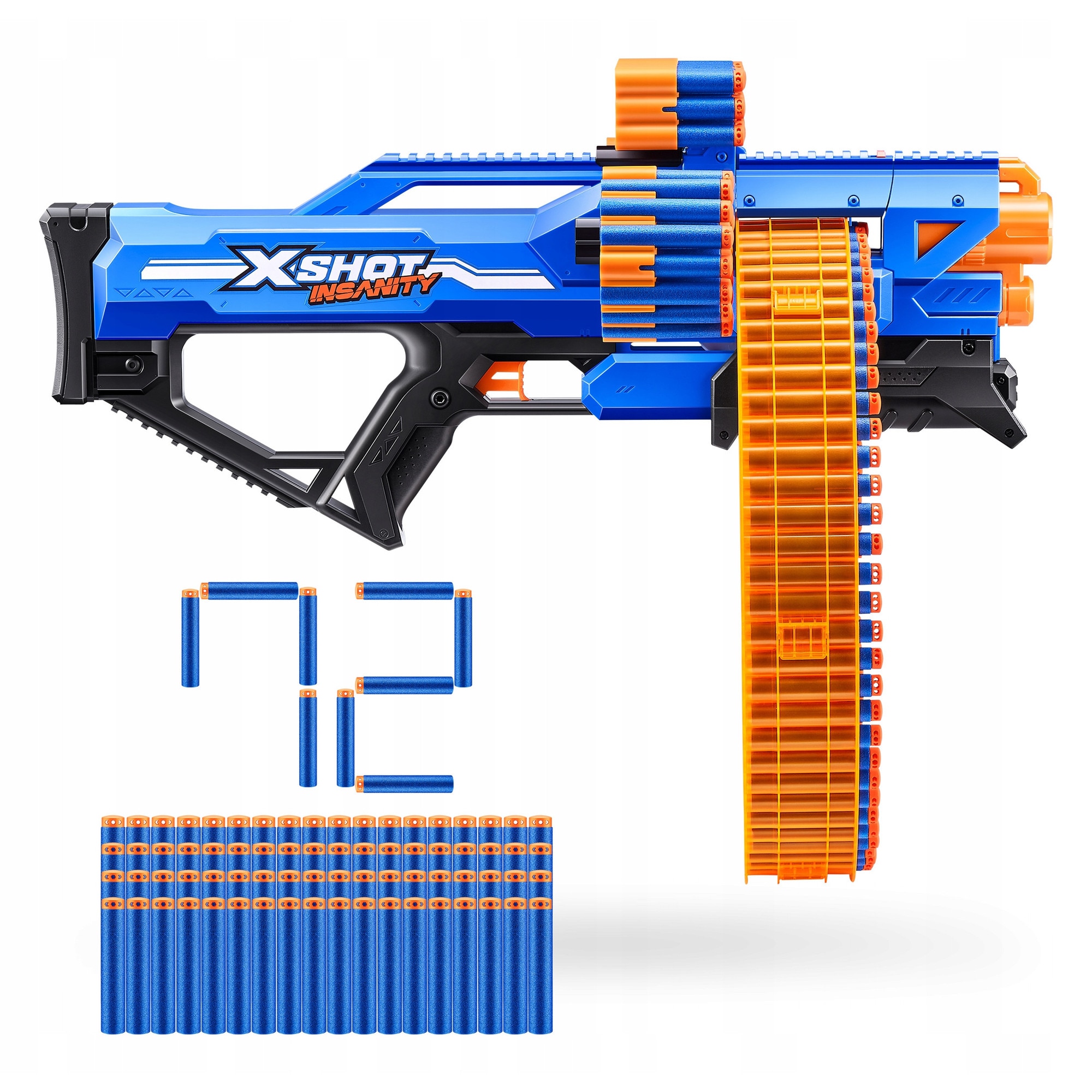 X Shot 3個セット X-Shot, pusca de jucarie, set cu 72 sageti, 3 suporturi pentru 66