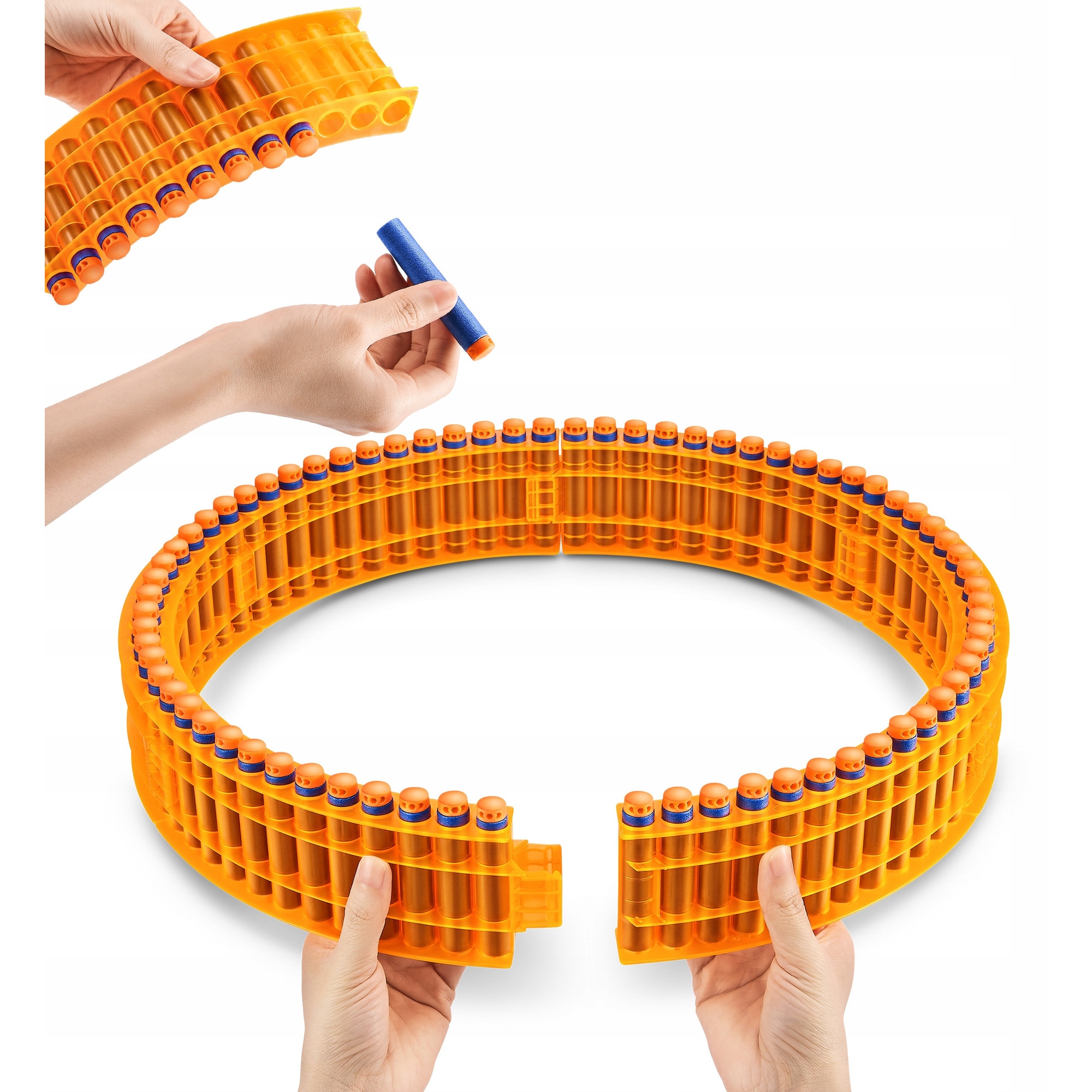 X-Shot, pusca de jucarie, set cu 72 sageti, 3 suporturi pentru 66