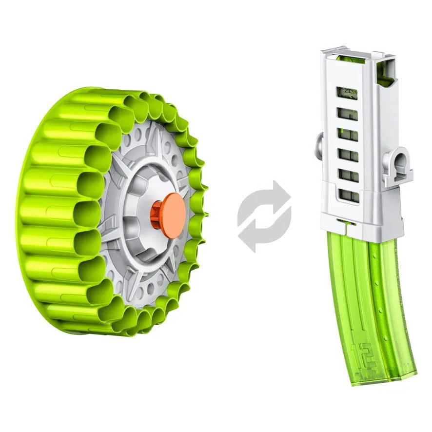Rifle de jucarie Dart Zone Max Nitroshot+ Stryker 2.0, 200 FPS, 12
