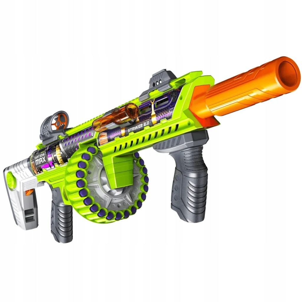 Rifle de jucarie Dart Zone Max Nitroshot+ Stryker 2.0, 200 FPS, 12