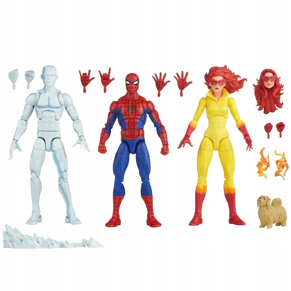 Set figurine Marvel Legends, Spider-Man & His Amazing Friends, Spider ...