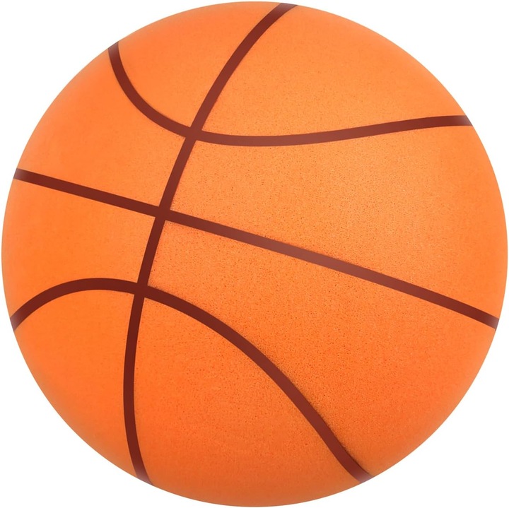Minge de baschet silentioasa, marimea 3, portocalie, set pentru antrenament interior