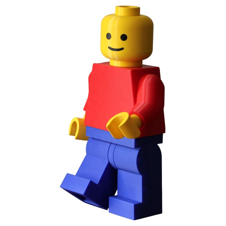 Figurina LEGO Brick MegaFigure 40 cm, design iconic, decorativa, multicolor