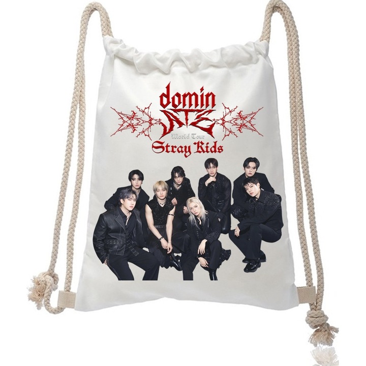 Rucsac personalizat stray kids domin kpop stay, 34 x 44 x 1 cm