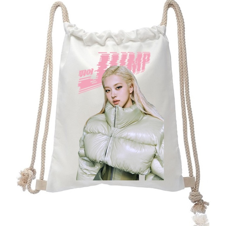 Раница персонализирана blackpink jump rose, 34 x 44 x 1 см