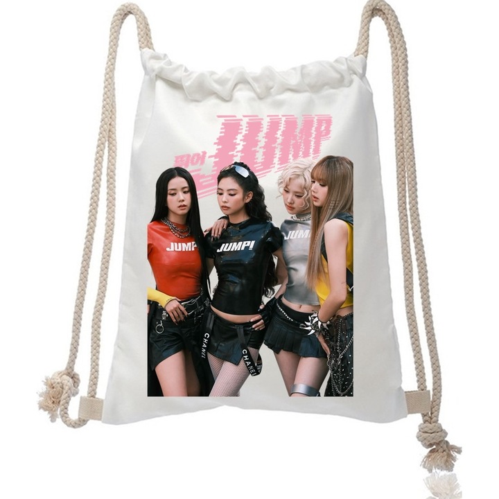 Rucsac personalizat blackpink jump kpop blinks, 34 x 44 x 1 cm