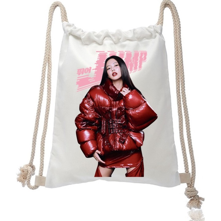 Персонализирана раница blackpink jump jennie, 34 x 44 x 1 см