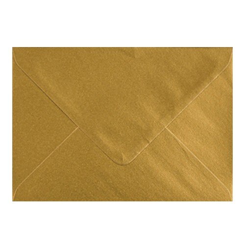 Plic invitatie botez auriu 133 x 184 mm