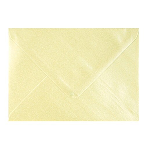 Plic invitatie botez crem sidef 162 x 229 mm