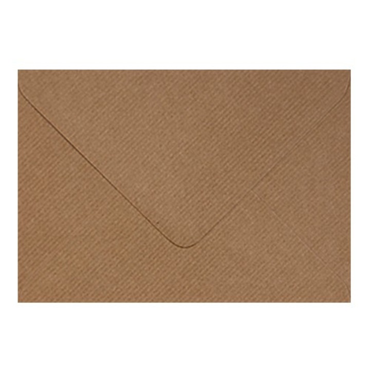 Plic invitatie botez maro 133 x 184 mm