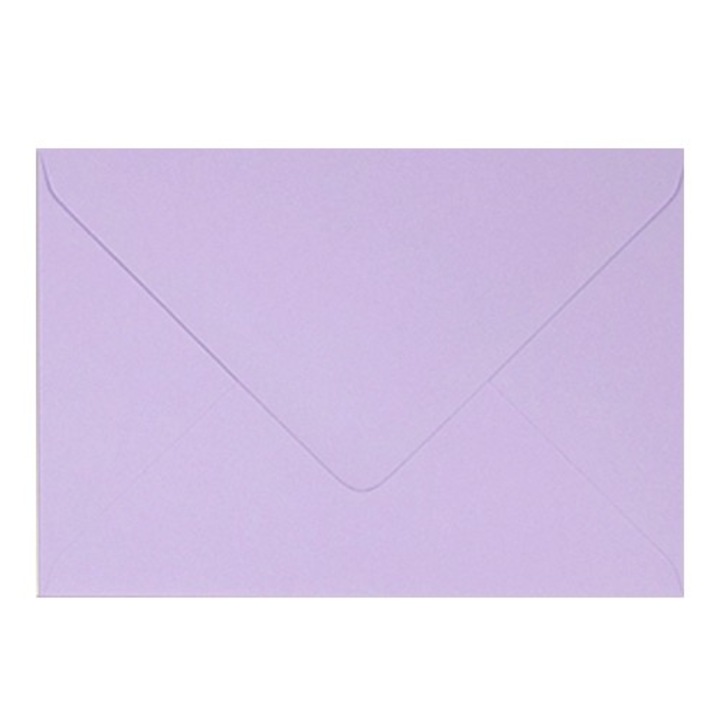 Plic colorat invitatie / felicitare lila 125 mm x 175 mm