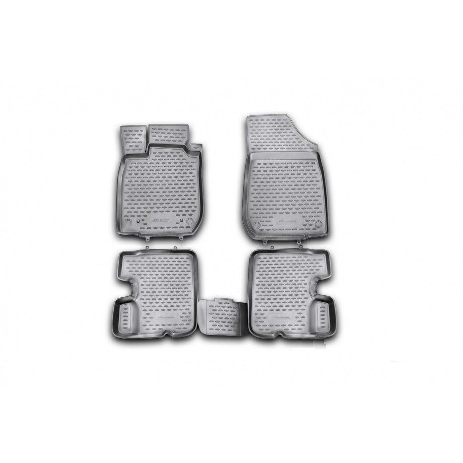 Set covorase auto NOVLINE, pentru DACIA Sandero, 2010-2013, negru (poliuretan)