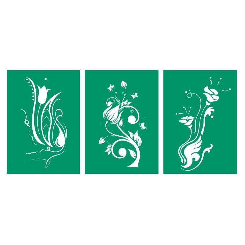 Tablouri Florale - sticker decorativ Stickero, Turcoaz, 80x177 cm