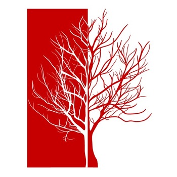 Copac - sticker decorativ Stickero, Rosu, 153x195 cm Copac - sticker decorativ Stickero, Rosu, 153x195 cm