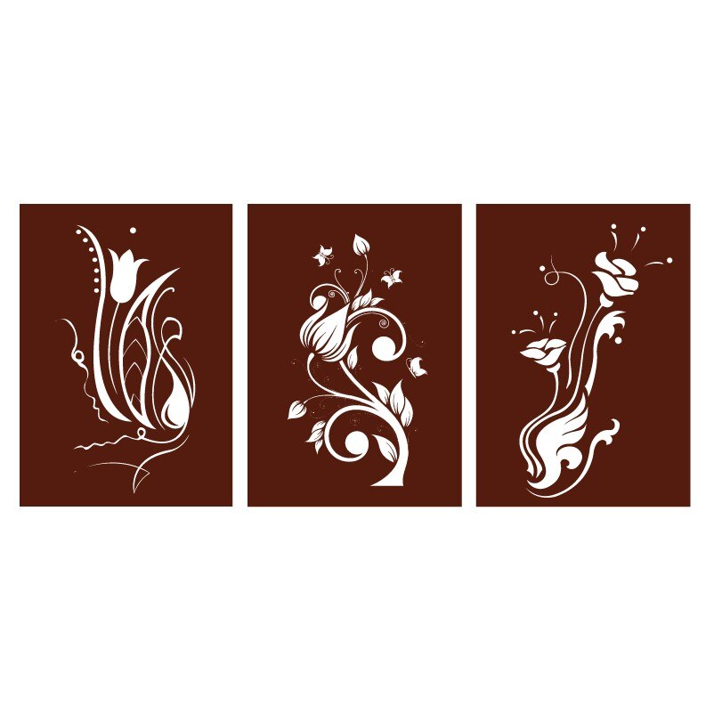 Tablouri Florale - sticker decorativ Stickero, Maro, 60x133 cm