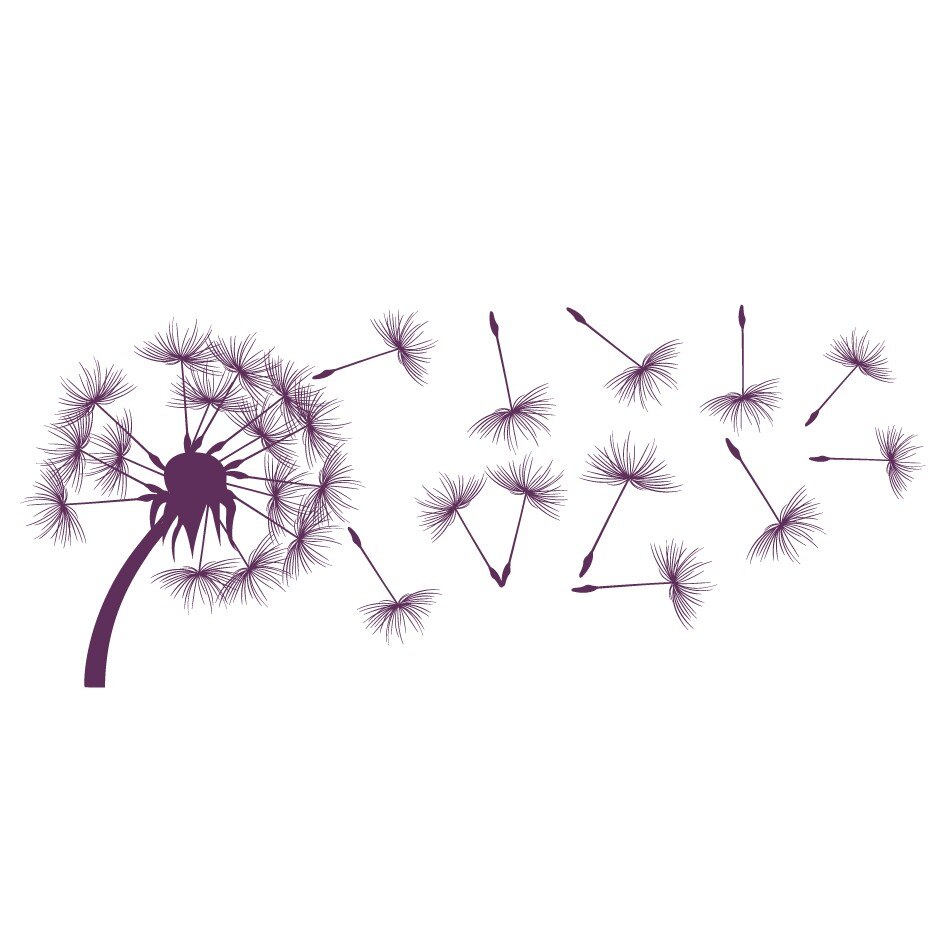 Papadie - sticker decorativ Stickero, Violet, 150x64 cm