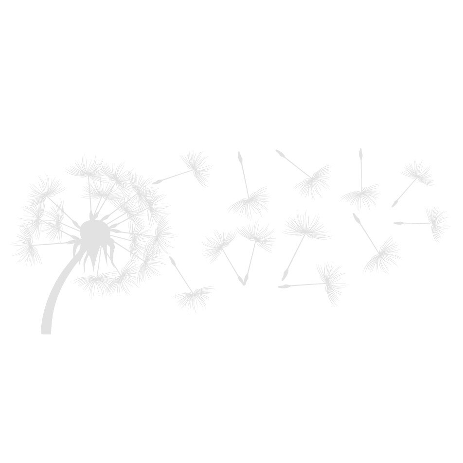Papadie - sticker decorativ Stickero, Gri deschis, 200x85 cm
