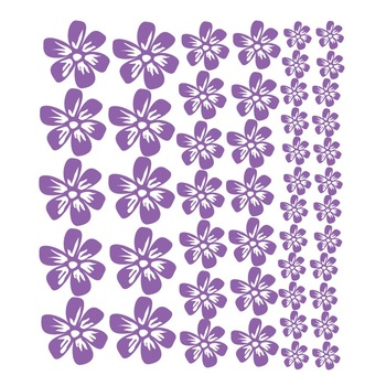 Sticker decorativ Stickero Floricele, Violet levanda, 60x60 cm Sticker decorativ Stickero Floricele, Violet levanda, 60x60 cm