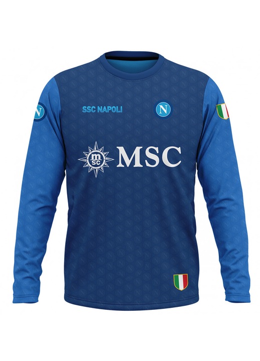 Мъжка блуза Наполи 107.31, дълъг ръкав, многоцветна
