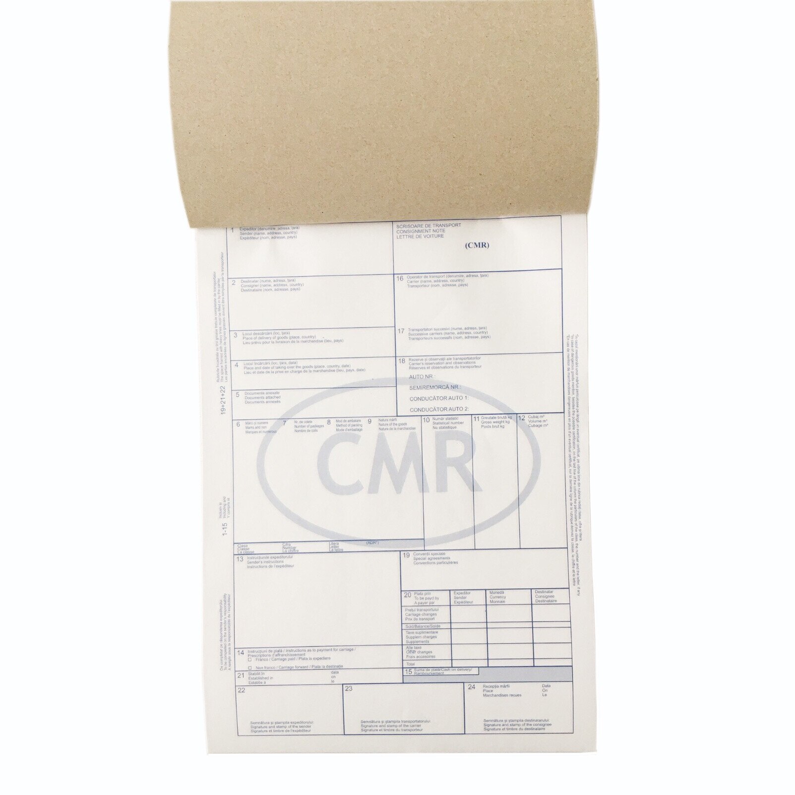 CMR International A4, 5 Ex, 25 Seturi/Carnet, Scrisoare de Transport ...