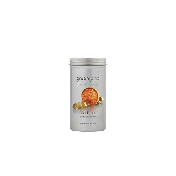 Sare exfolianta, Greenland, de corp, spicy, cu ghimbir si grepfruit, 400 gr