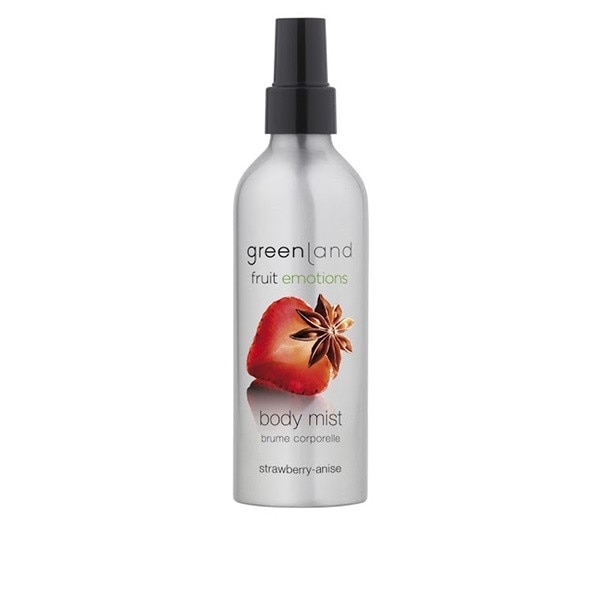 Spray pentru corp, Greenland, cu capsuni si anason stelat, 200 ml