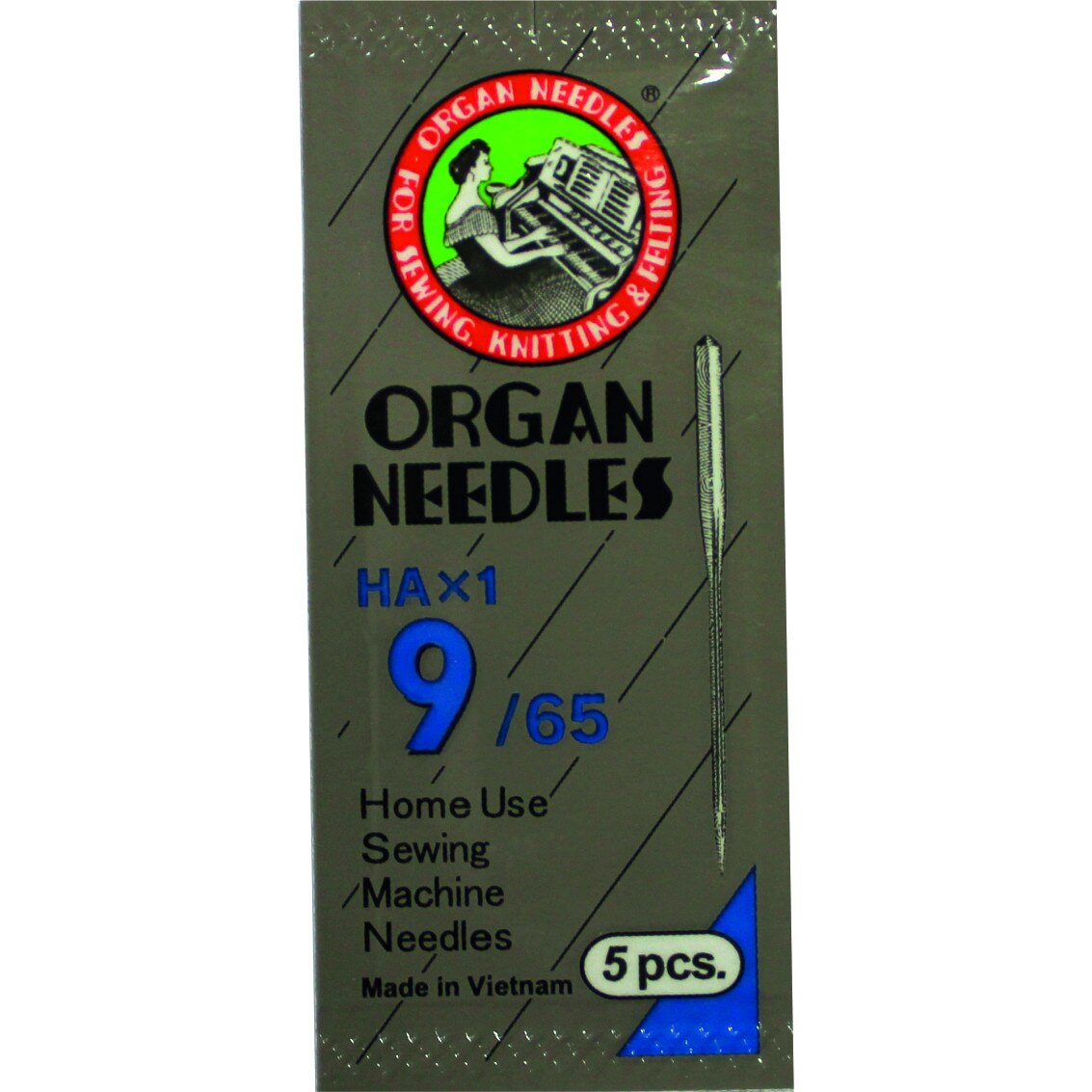 Ace de cusut casnice Organ pachet vidat - finete 65, 5 buc