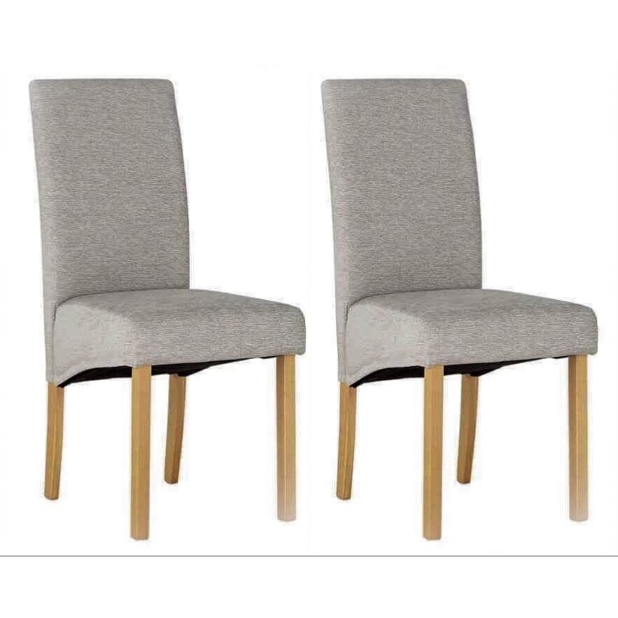 Set 2 scaune Skirted Pale grey