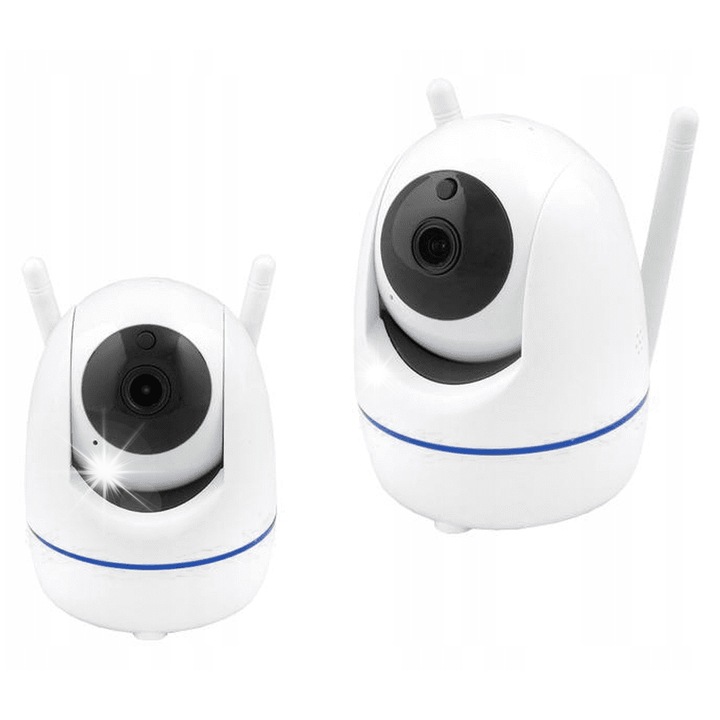 IP камера за наблюдение LTC KAM20, 2.0MP, WiFi, въртяща се на 355°, нощно виждане, microSD 128GB