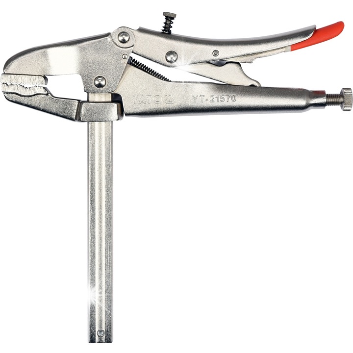 Клещи за заваряване Yato, 150 мм, с бързо регулиране, никелирани