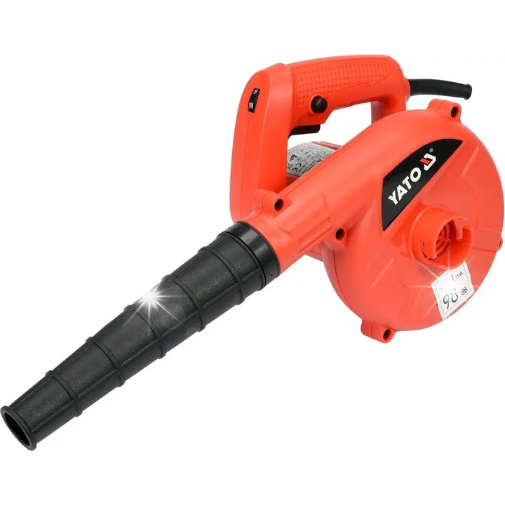 YATO 600W elektromos fúvó, 2 az 1-ben, 4 m3/perc, 25mm, 230V